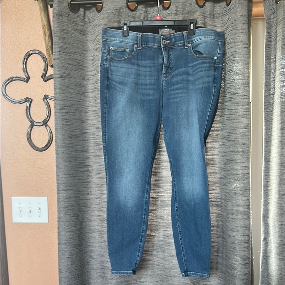 Torrid Blue Skinny Jeans Sleek Fit